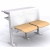 固定式F型两人课桌椅
