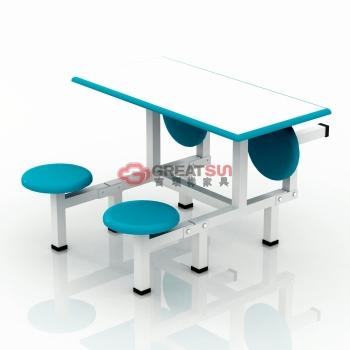四人折叠凳子玻璃钢餐桌